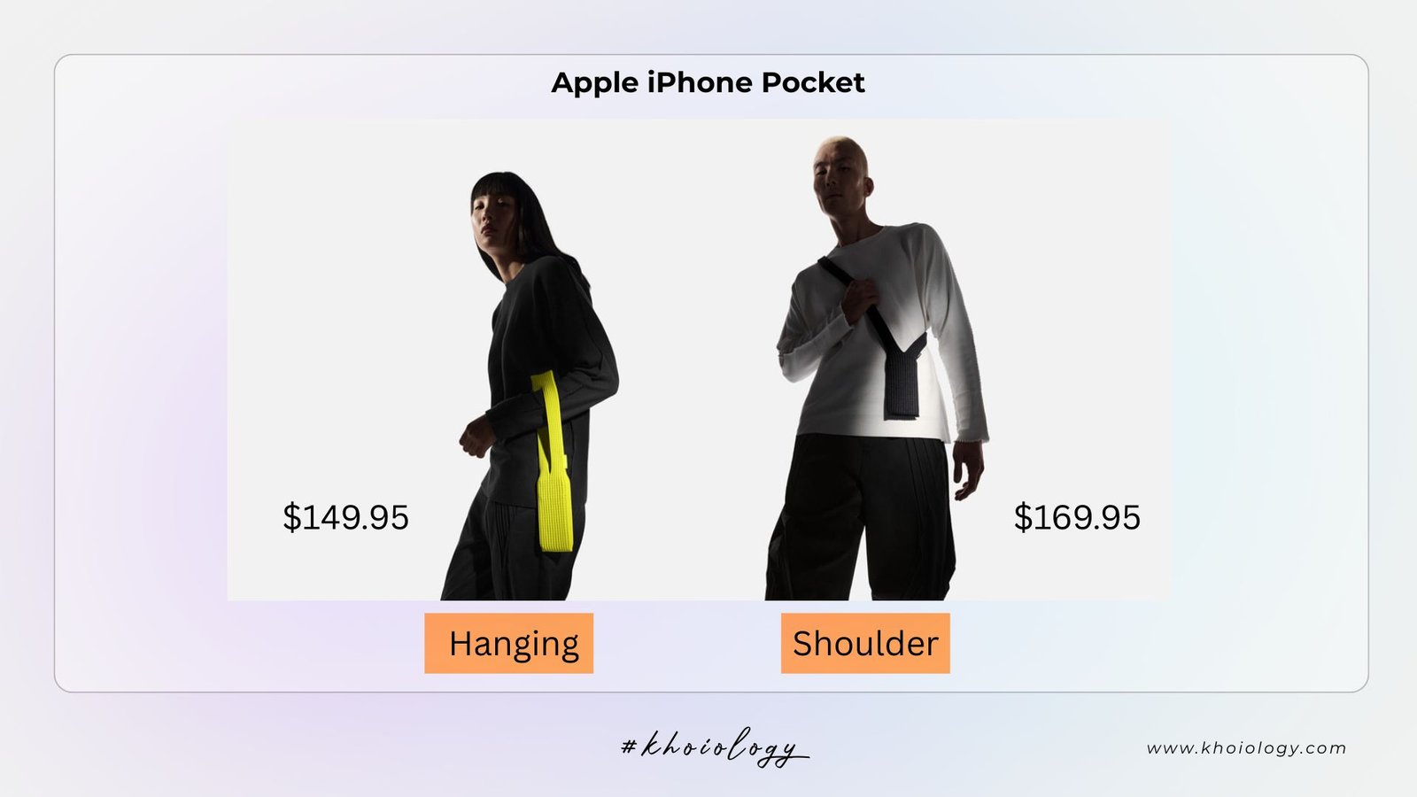 The Apple iPhone Pocket comes in two versions, because Apple loves options.