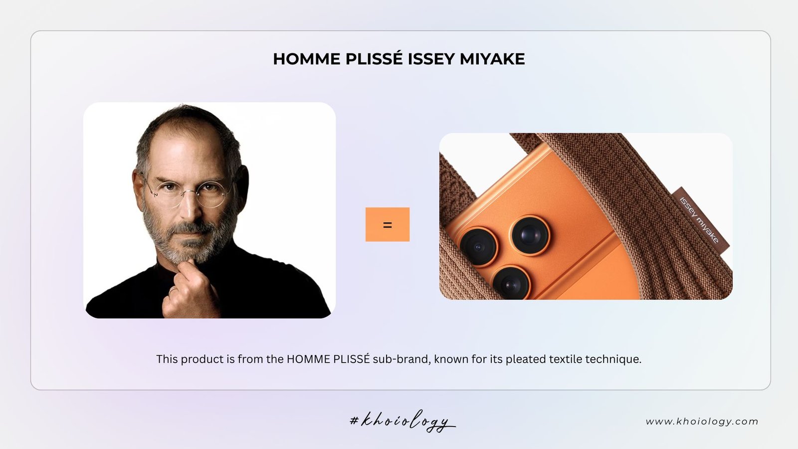 Steve Jobs' turtleneck "legacy"