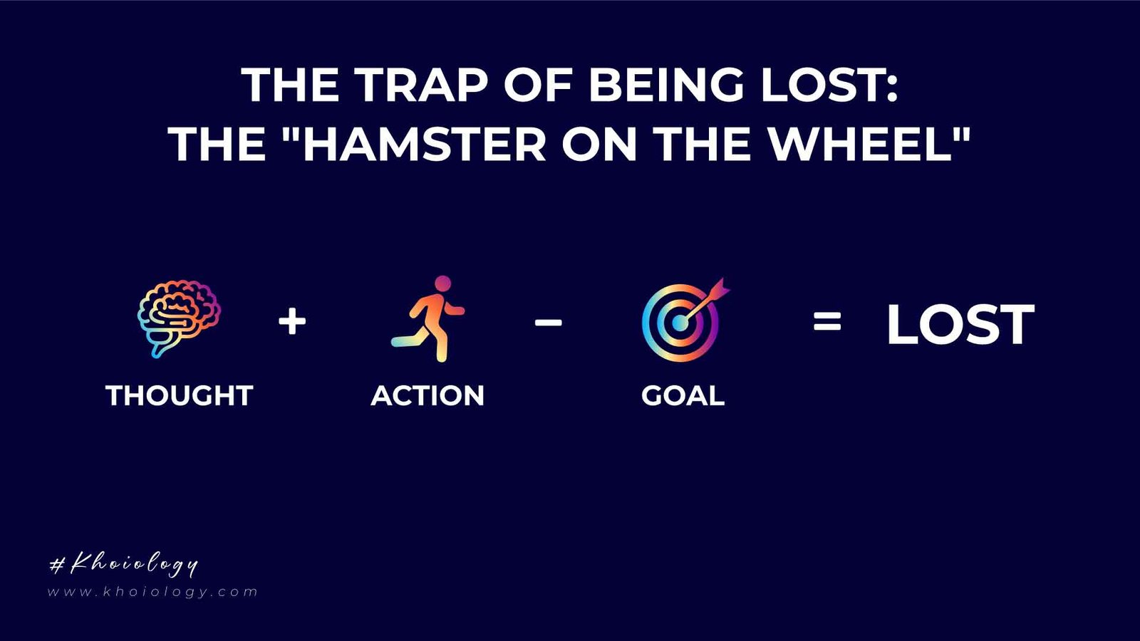 The Trap of Being Lost: The "Hamster on the Wheel"