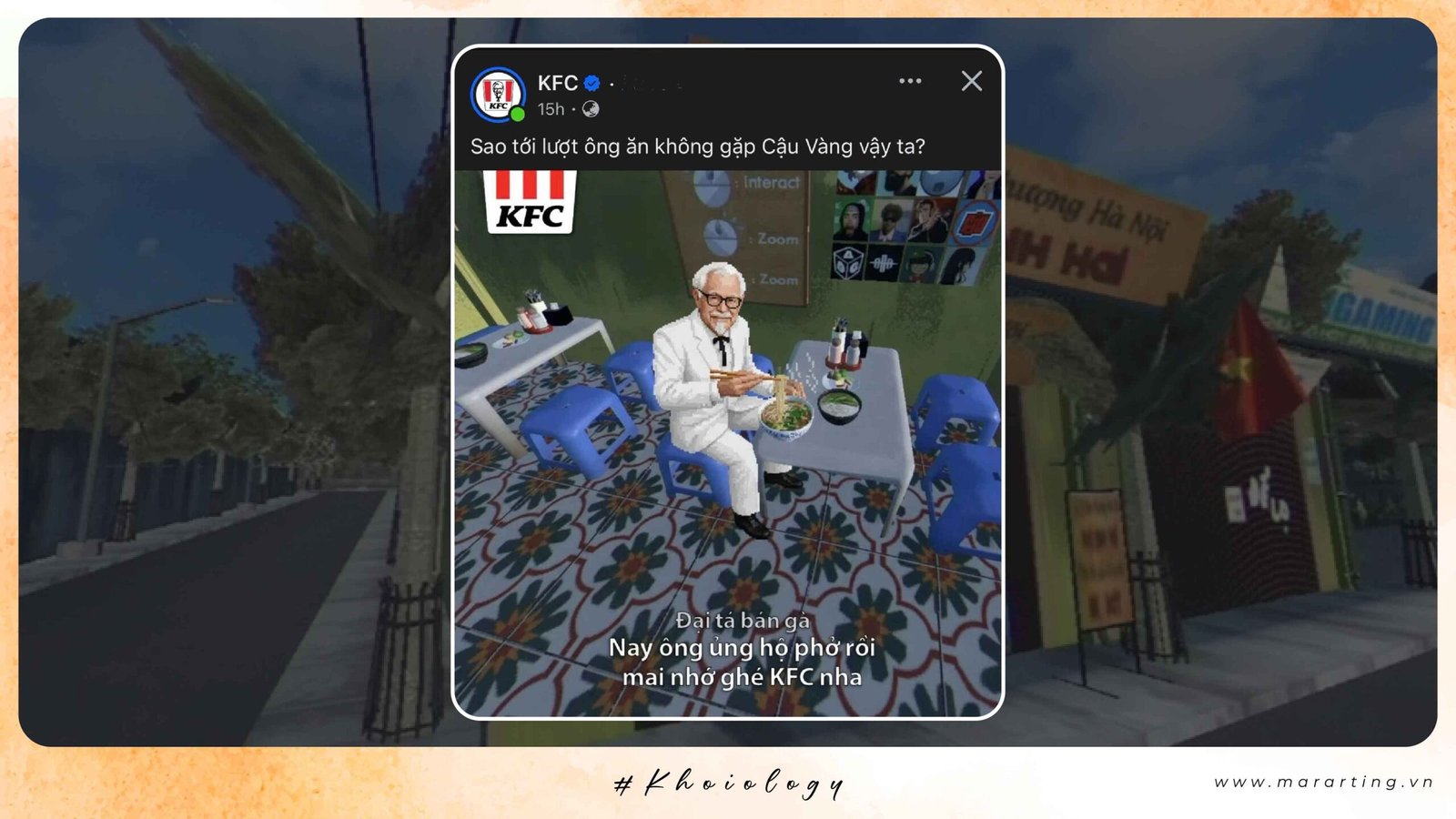 “Anh Hai has Pho, Chua Toi has Ga. Sharing the same passion for serving customers… and protecting our ‘treasures’.”